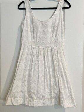 Vineyard Vines White Eyelet Mini Sundress size 6